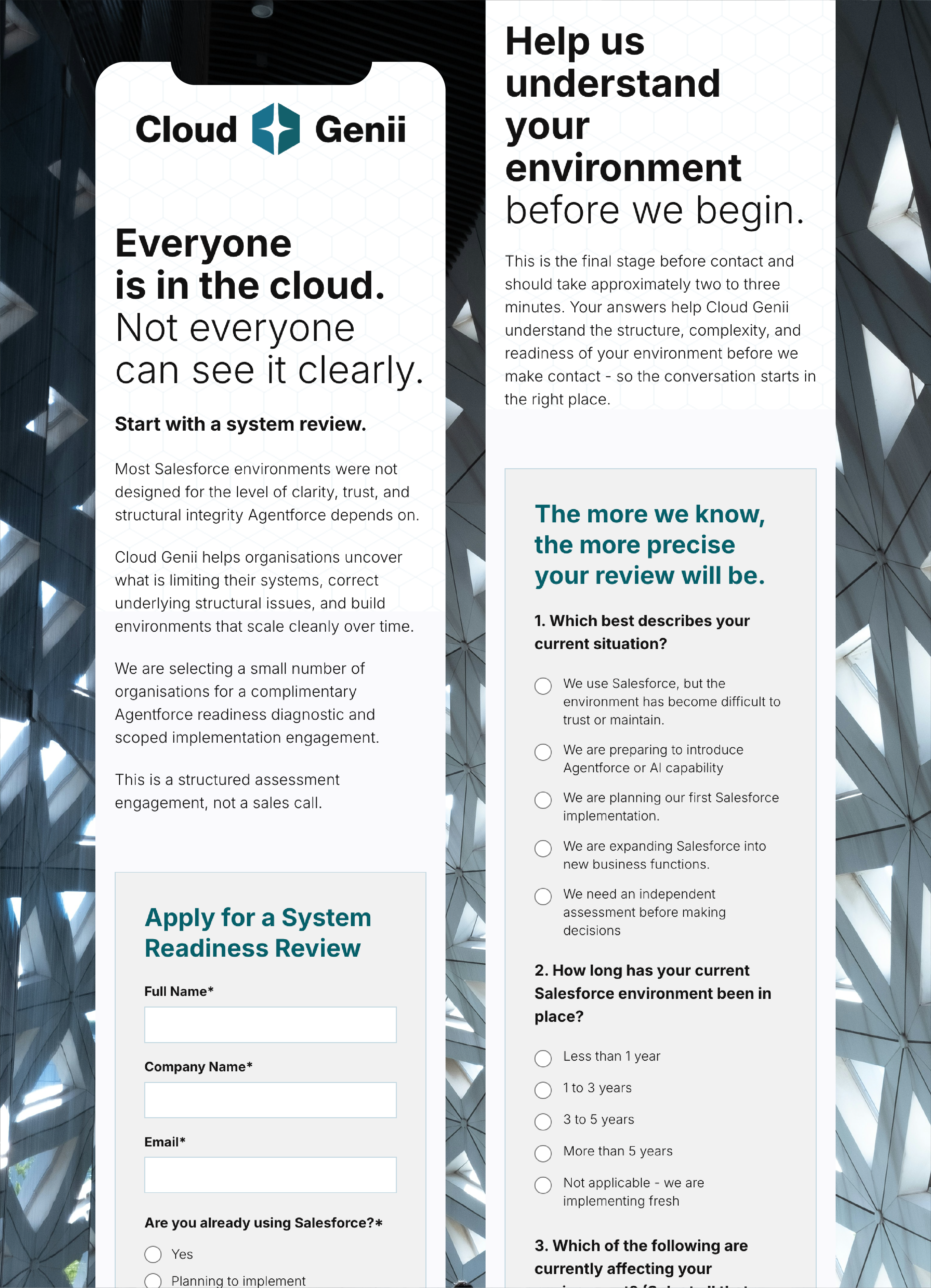 Cloud Genii colour palette and visual identity system