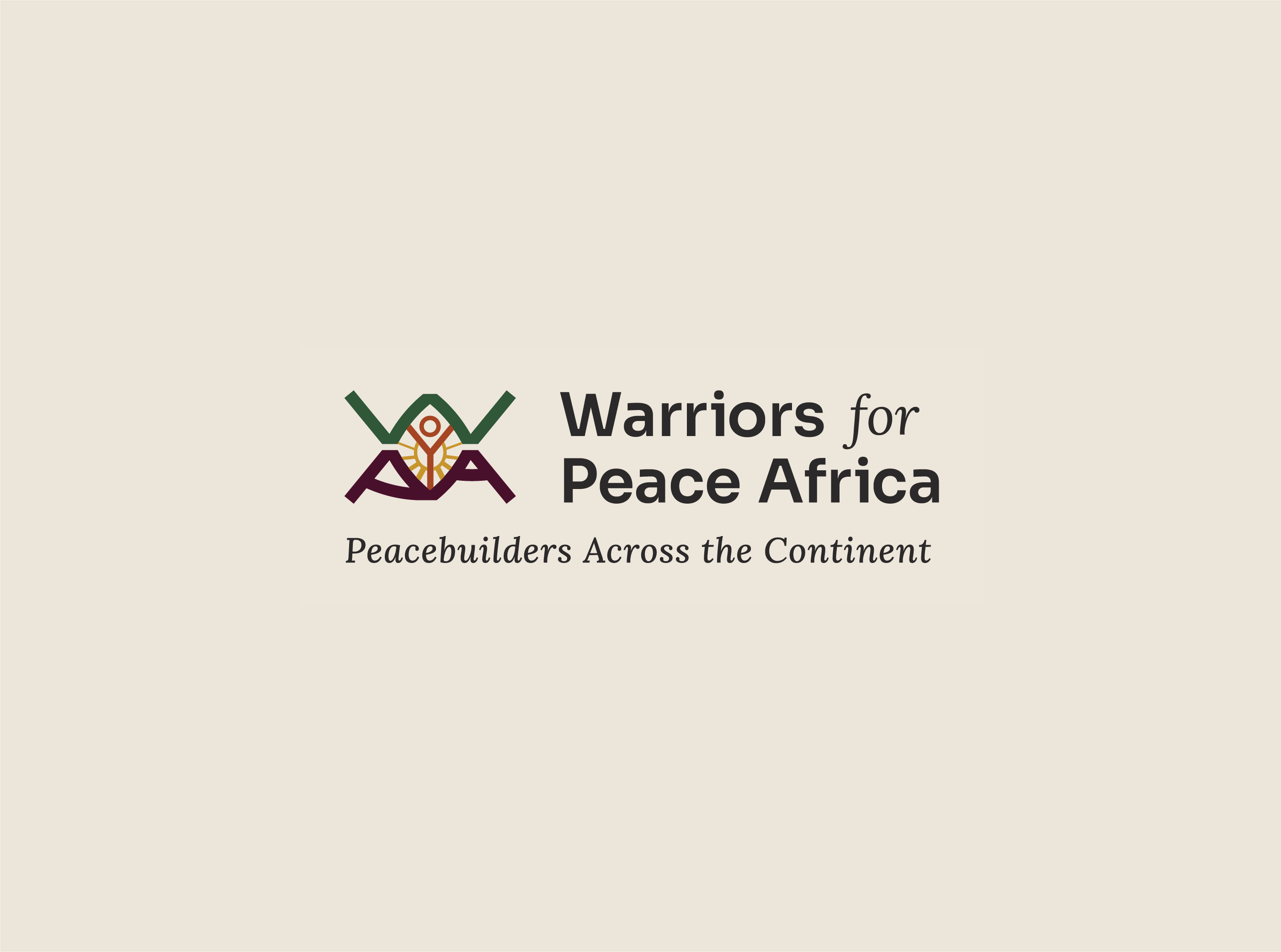 Warriors for Peace Africa brand identity